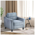 Modern Sectional Sofa, Comfortable L-Shaped Fabric Couch for Small Space, Living Room Bedroom Office