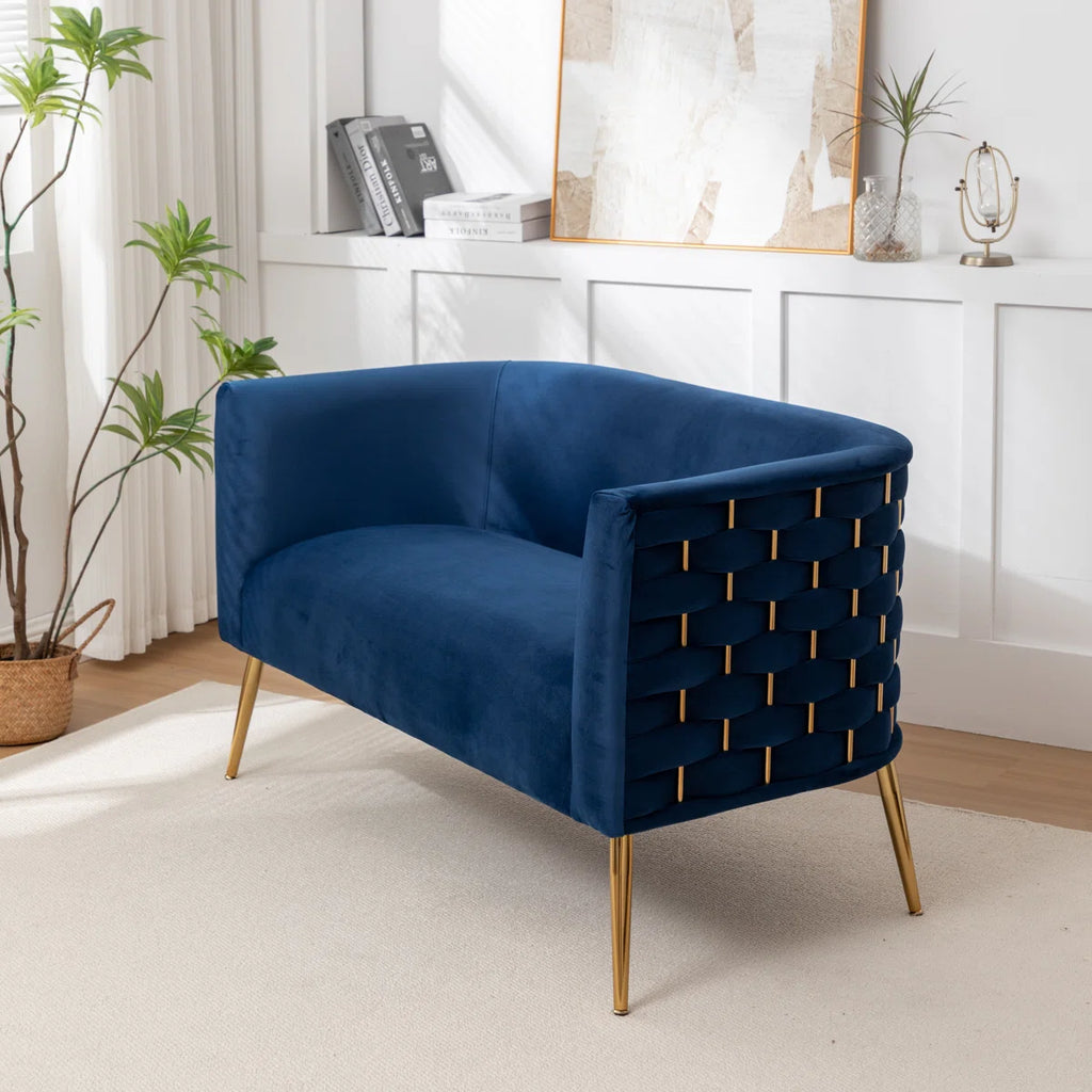 Cristen Upholstered Velvet Loveseat