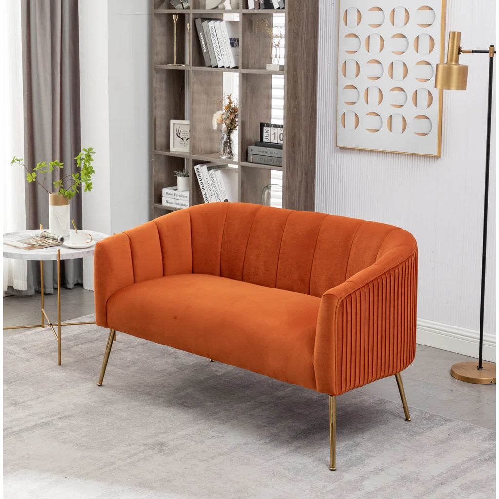 Mariantonietta 51'' Velvet Loveseat