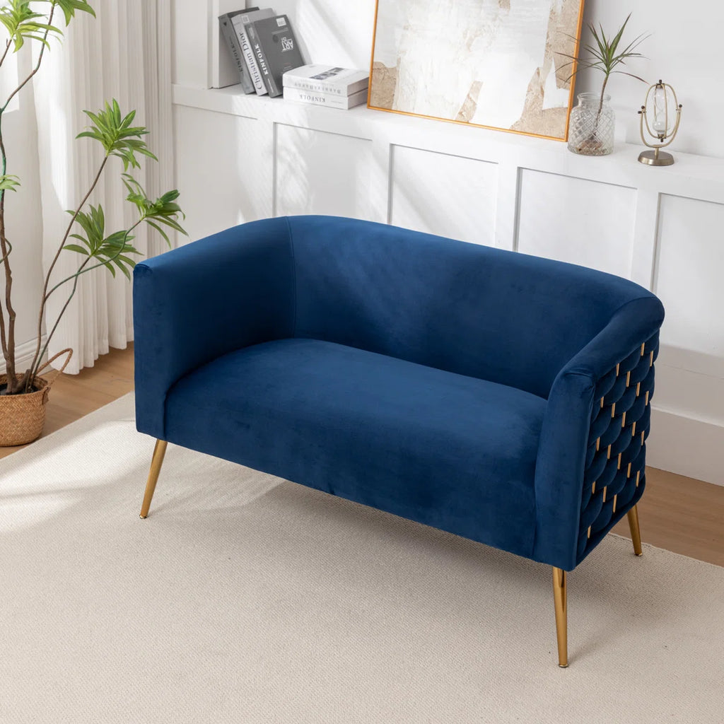 Cristen Upholstered Velvet Loveseat