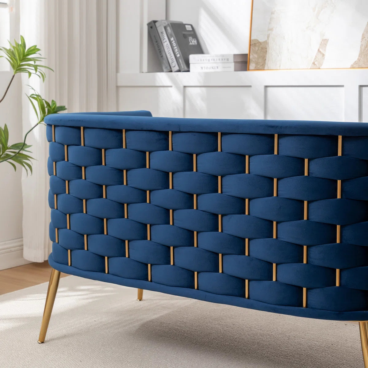 Cristen Upholstered Velvet Loveseat