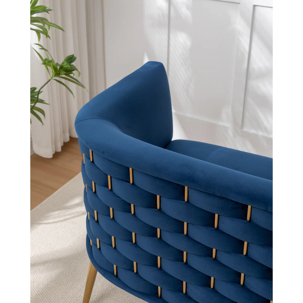 Cristen Upholstered Velvet Loveseat