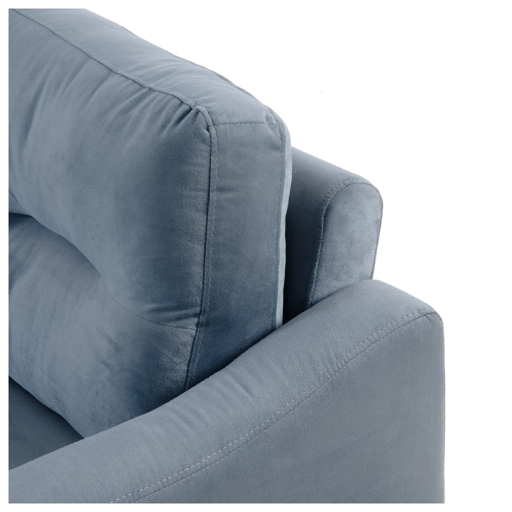 Modern Sectional Sofa, Comfortable L-Shaped Fabric Couch for Small Space, Living Room Bedroom Office