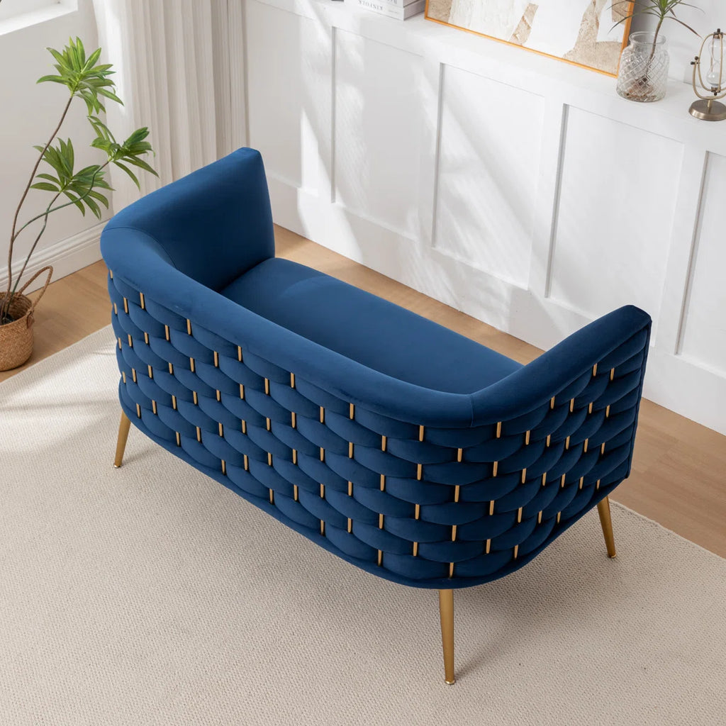 Cristen Upholstered Velvet Loveseat