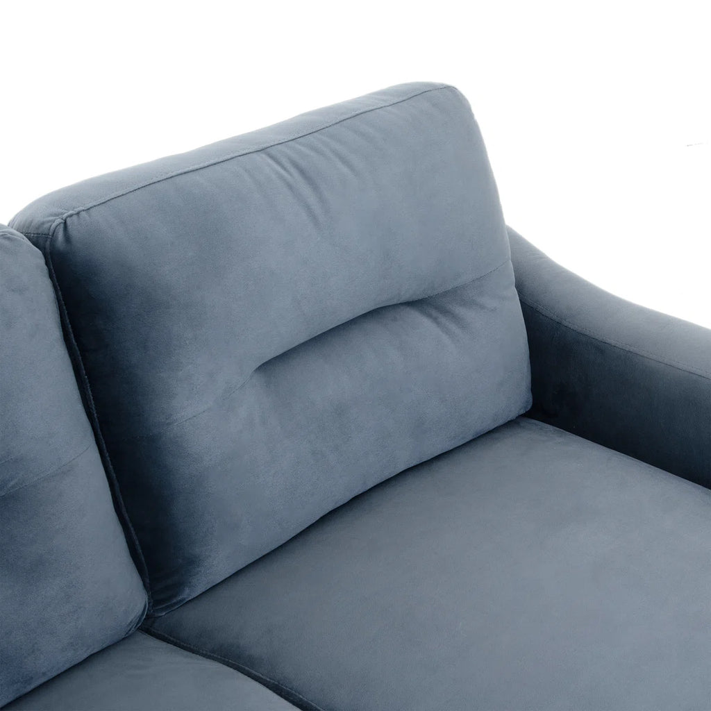 Modern Sectional Sofa, Comfortable L-Shaped Fabric Couch for Small Space, Living Room Bedroom Office