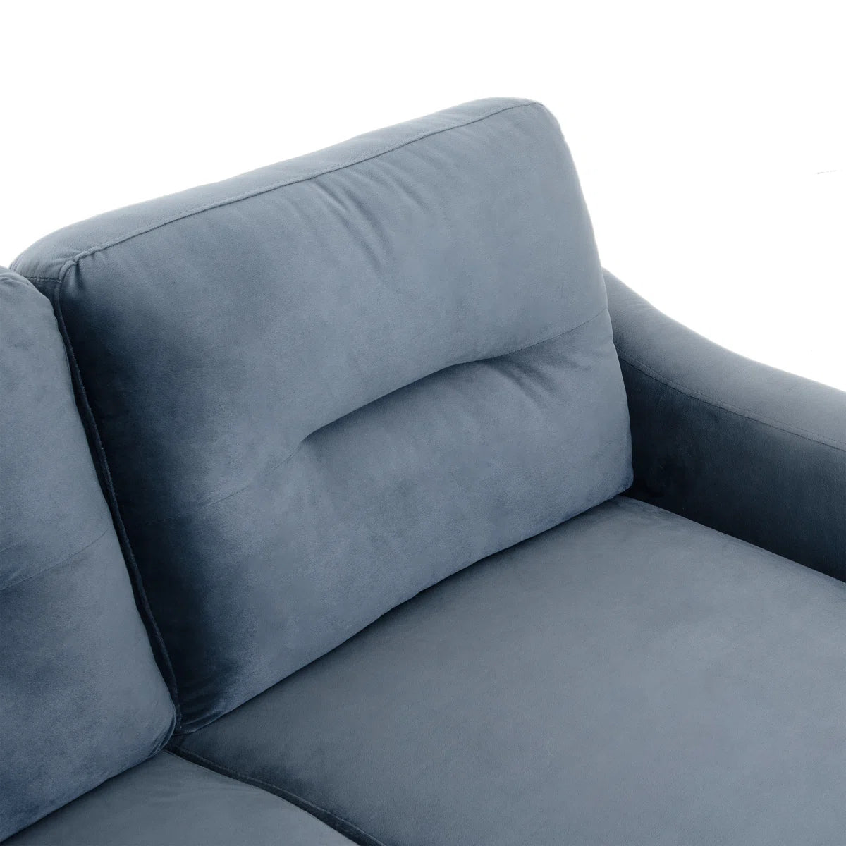 Modern Sectional Sofa, Comfortable L-Shaped Fabric Couch for Small Space, Living Room Bedroom Office