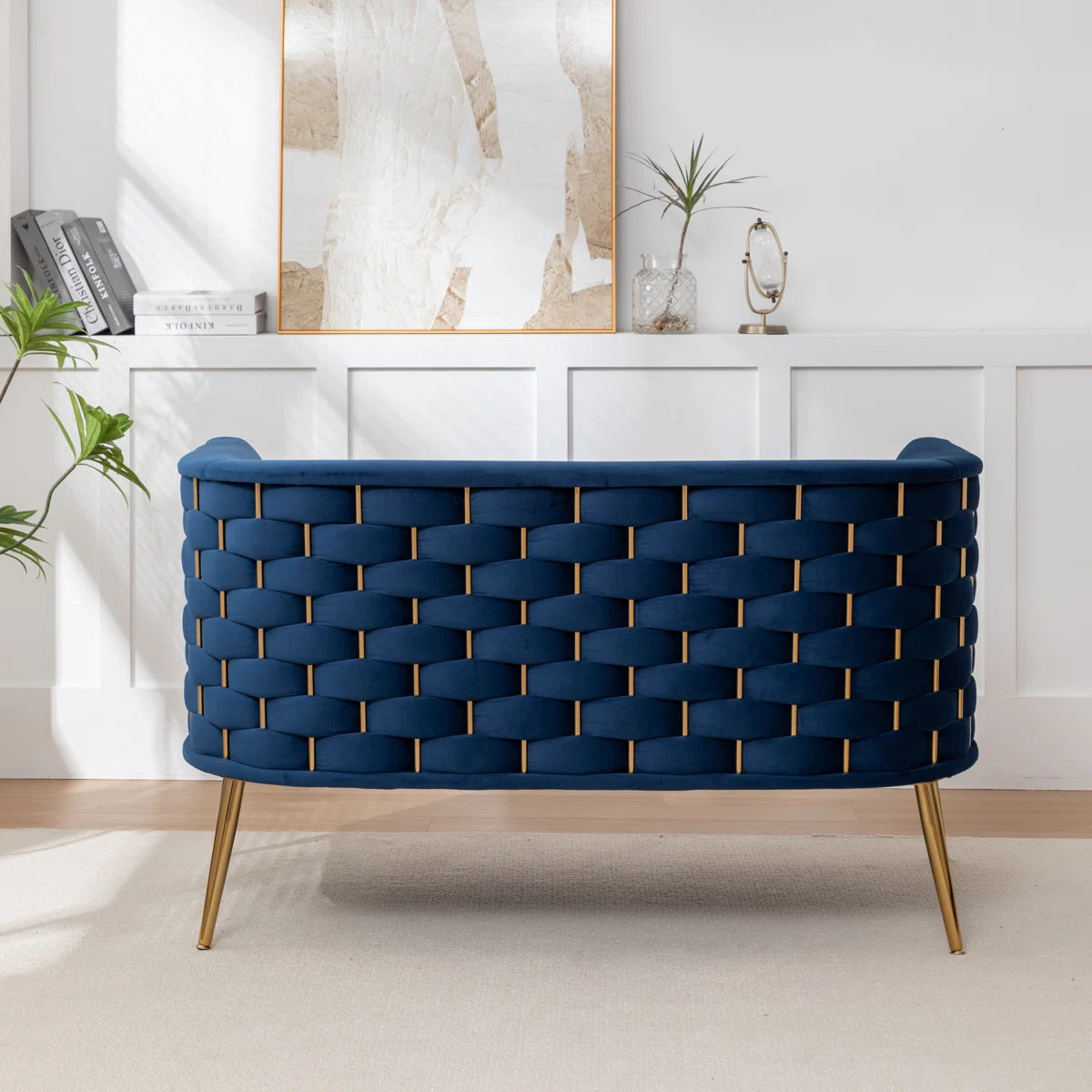 Cristen Upholstered Velvet Loveseat