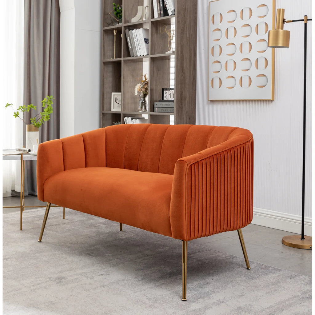 Mariantonietta 51'' Velvet Loveseat