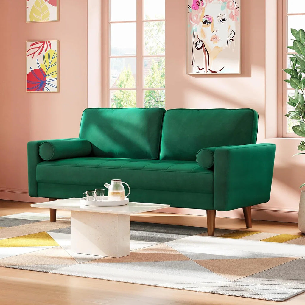 Delicat 58.46'' Velvet Loveseat