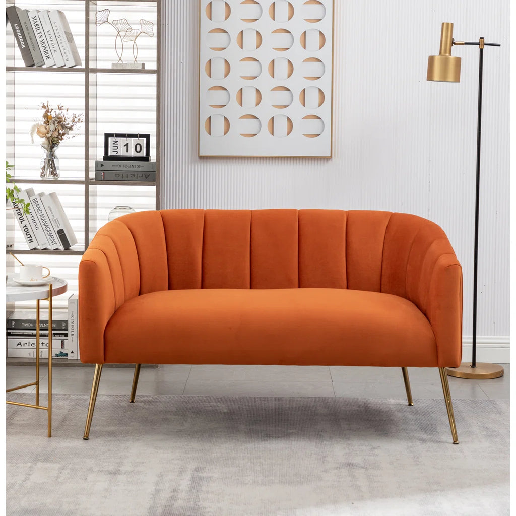 Mariantonietta 51'' Velvet Loveseat